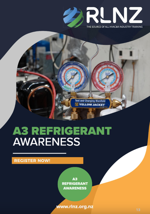 A3 Refrigerant Awareness Refrigerant License New Zealand